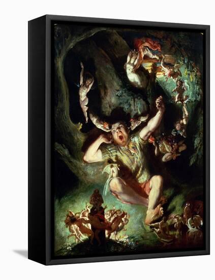 The Disenchantment of Bottom, from a Midsummer Night's Dream Act IV Scene I by William Shakespeare-Daniel Maclise-Framed Premier Image Canvas