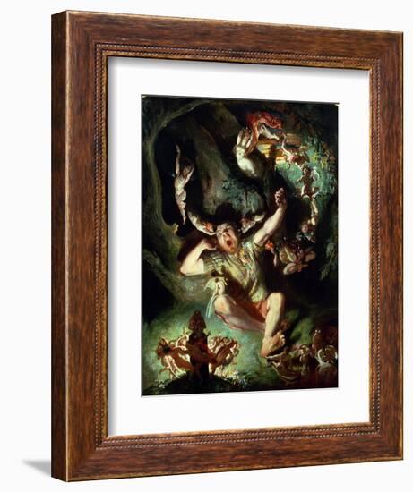 The Disenchantment of Bottom, from a Midsummer Night's Dream Act IV Scene I by William Shakespeare-Daniel Maclise-Framed Premium Giclee Print