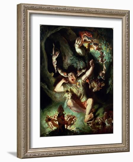 The Disenchantment of Bottom, from a Midsummer Night's Dream Act IV Scene I by William Shakespeare-Daniel Maclise-Framed Giclee Print