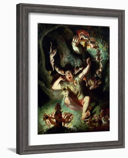 The Disenchantment of Bottom, from a Midsummer Night's Dream Act IV Scene I by William Shakespeare-Daniel Maclise-Framed Giclee Print