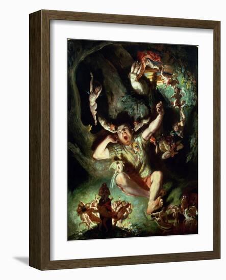 The Disenchantment of Bottom, from a Midsummer Night's Dream Act IV Scene I by William Shakespeare-Daniel Maclise-Framed Giclee Print