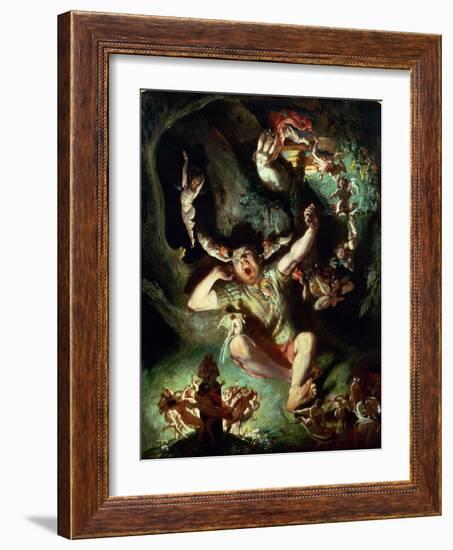 The Disenchantment of Bottom, from a Midsummer Night's Dream Act IV Scene I by William Shakespeare-Daniel Maclise-Framed Giclee Print