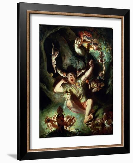 The Disenchantment of Bottom, from a Midsummer Night's Dream Act IV Scene I by William Shakespeare-Daniel Maclise-Framed Giclee Print