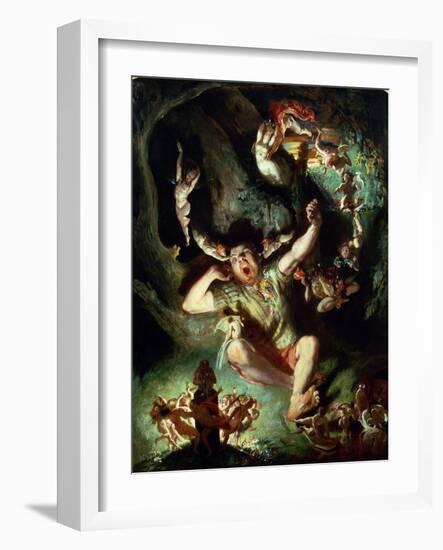 The Disenchantment of Bottom, from a Midsummer Night's Dream Act IV Scene I by William Shakespeare-Daniel Maclise-Framed Giclee Print