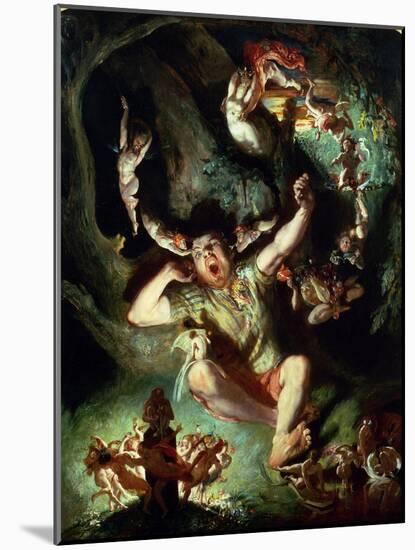 The Disenchantment of Bottom, from a Midsummer Night's Dream Act IV Scene I by William Shakespeare-Daniel Maclise-Mounted Giclee Print