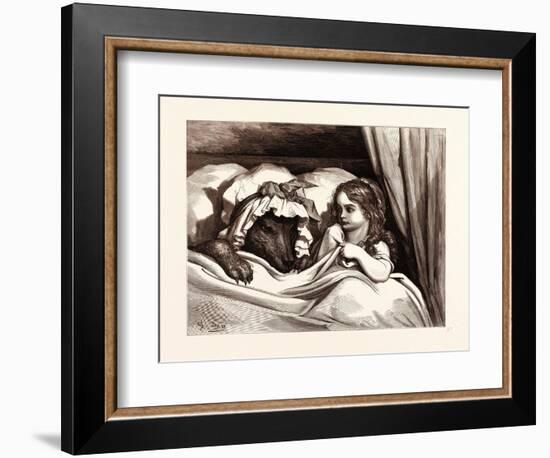 The Disguised Wolf-Gustave Dore-Framed Giclee Print