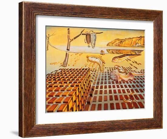 The Disintegration of the Persistence of Memory, c.1954-Salvador Dalí-Framed Art Print