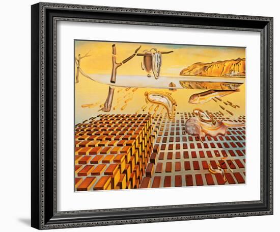 The Disintegration of the Persistence of Memory, c.1954-Salvador Dalí-Framed Art Print