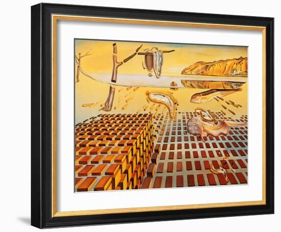 The Disintegration of the Persistence of Memory, c.1954-Salvador Dalí-Framed Art Print