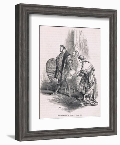 The Dismissal of Wolsey 1530-null-Framed Giclee Print