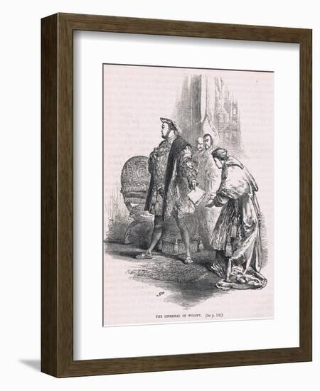 The Dismissal of Wolsey 1530-null-Framed Giclee Print