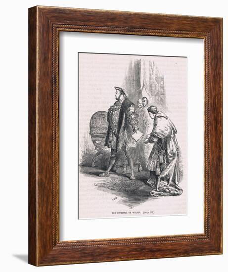 The Dismissal of Wolsey 1530-null-Framed Giclee Print