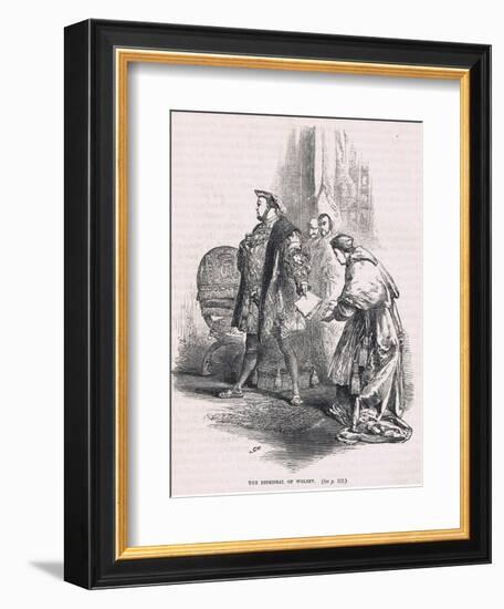 The Dismissal of Wolsey 1530-null-Framed Giclee Print