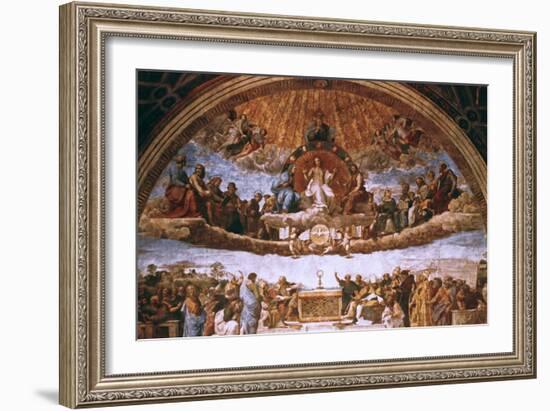 'The Disputation on the Holy Sacrament', 1508-1509. Artist: Raphael-Raphael-Framed Giclee Print