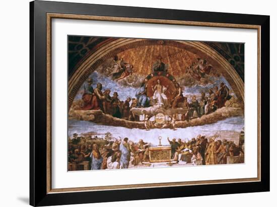 'The Disputation on the Holy Sacrament', 1508-1509. Artist: Raphael-Raphael-Framed Giclee Print