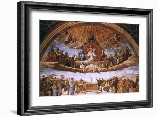 'The Disputation on the Holy Sacrament', 1508-1509. Artist: Raphael-Raphael-Framed Giclee Print