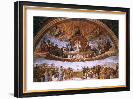 'The Disputation on the Holy Sacrament', 1508-1509. Artist: Raphael-Raphael-Framed Giclee Print