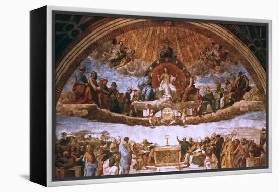 'The Disputation on the Holy Sacrament', 1508-1509. Artist: Raphael-Raphael-Framed Premier Image Canvas