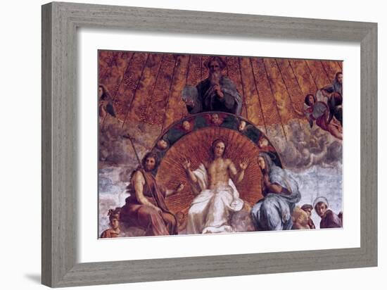 The Disputation on the Holy Sacrament (Detail), 1508-1509-Raphael-Framed Giclee Print