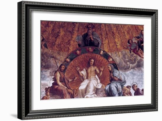 The Disputation on the Holy Sacrament (Detail), 1508-1509-Raphael-Framed Giclee Print