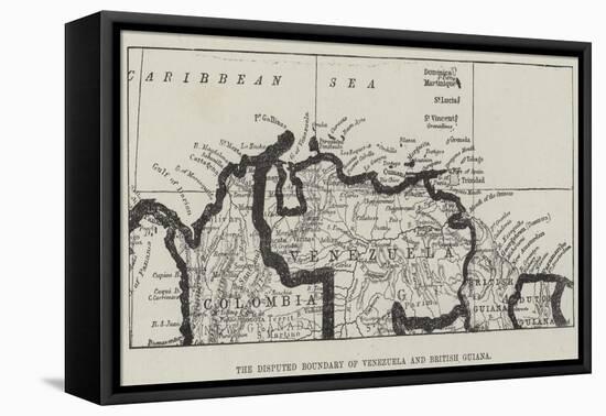 The Disputed Boundary of Venezuela and British Guiana-null-Framed Premier Image Canvas