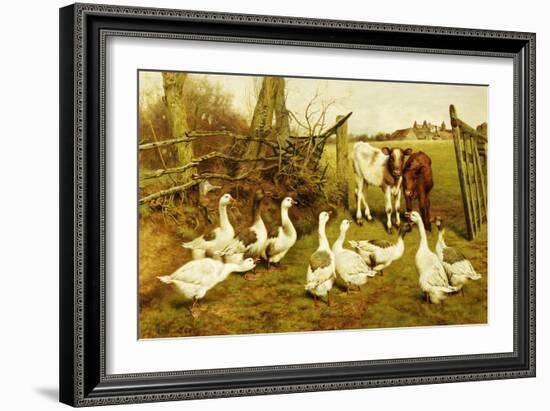 The Disputed Gate-Herbert William Weekes-Framed Giclee Print