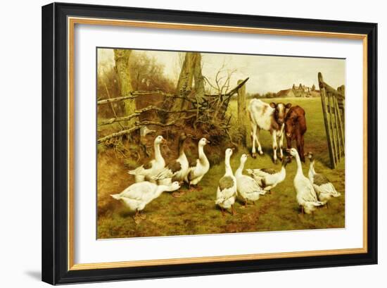 The Disputed Gate-Herbert William Weekes-Framed Giclee Print