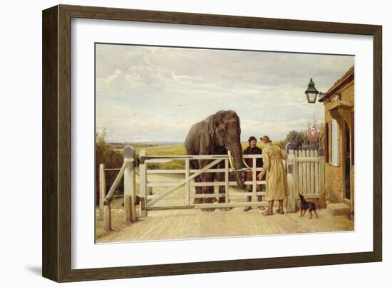 The Disputed Toll, 1875-Heywood Hardy-Framed Giclee Print