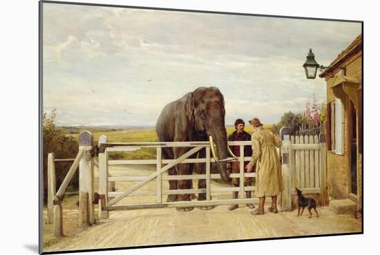 The Disputed Toll, 1875-Heywood Hardy-Mounted Giclee Print