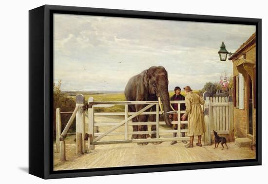 The Disputed Toll, 1875-Heywood Hardy-Framed Premier Image Canvas