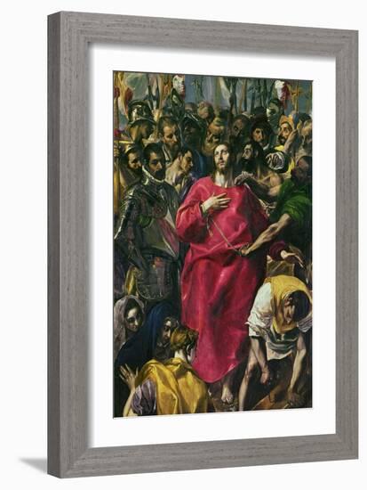 The Disrobing of Christ, 1577-1579-El Greco-Framed Giclee Print