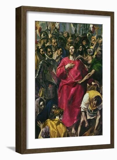 The Disrobing of Christ, 1577-1579-El Greco-Framed Giclee Print