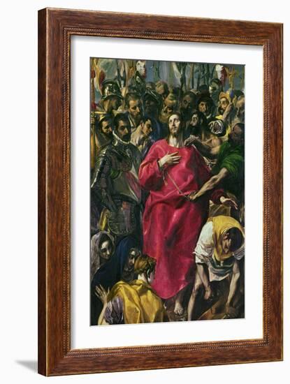 The Disrobing of Christ, 1577-1579-El Greco-Framed Giclee Print