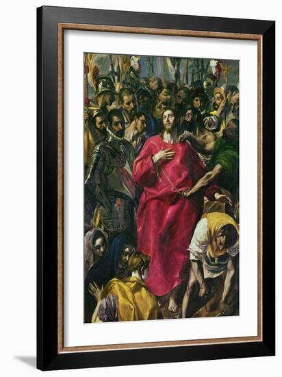 The Disrobing of Christ, 1577-1579-El Greco-Framed Giclee Print