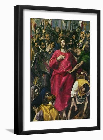 The Disrobing of Christ, 1577-1579-El Greco-Framed Giclee Print