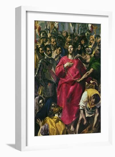 The Disrobing of Christ, 1577-1579-El Greco-Framed Giclee Print