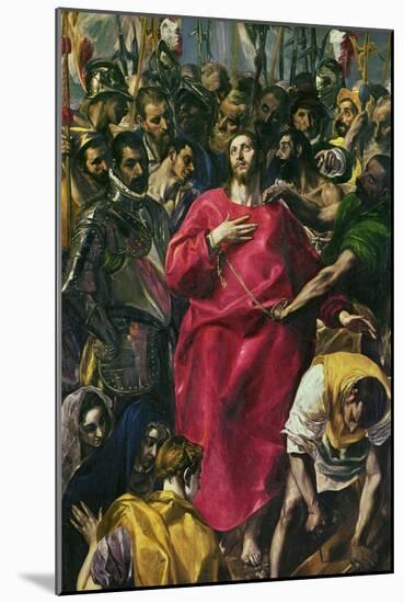 The Disrobing of Christ, 1577-1579-El Greco-Mounted Giclee Print