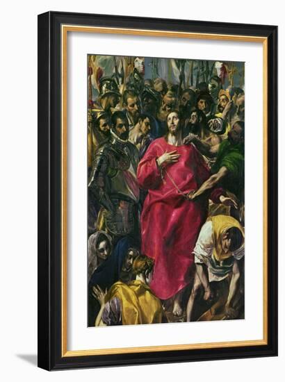 The Disrobing of Christ, 1577-1579-El Greco-Framed Giclee Print