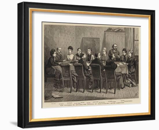 The Distress in Ireland, the Duchess of Marlborough's Relief Committee-Harry Hamilton Johnston-Framed Giclee Print