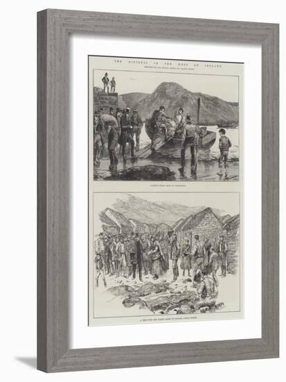 The Distress in the West of Ireland-William Heysham Overend-Framed Giclee Print