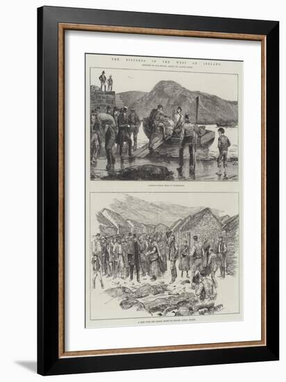 The Distress in the West of Ireland-William Heysham Overend-Framed Giclee Print