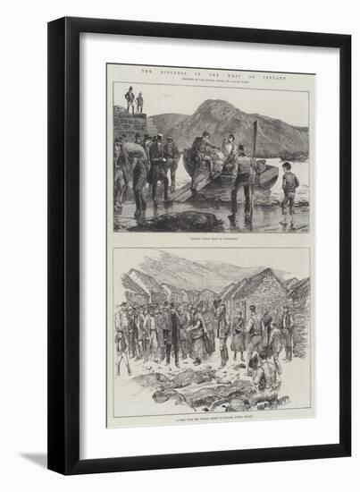 The Distress in the West of Ireland-William Heysham Overend-Framed Giclee Print