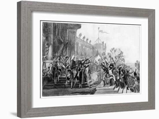 The Distribution of the Eagle Standards, 5th December 1804-Jacques-Louis David-Framed Giclee Print