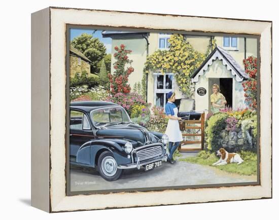 The District Nurse-Trevor Mitchell-Framed Premier Image Canvas