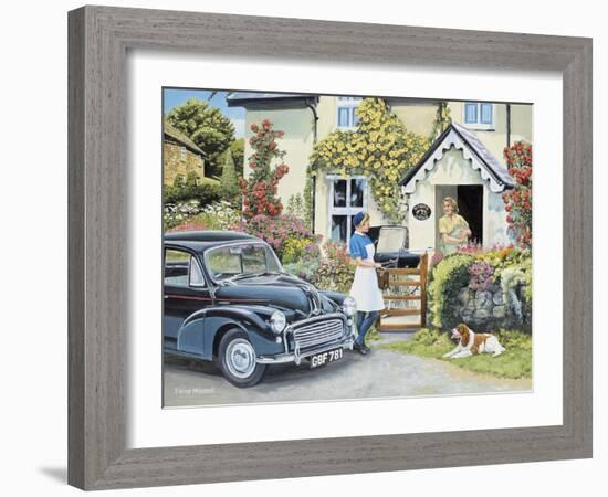 The District Nurse-Trevor Mitchell-Framed Giclee Print