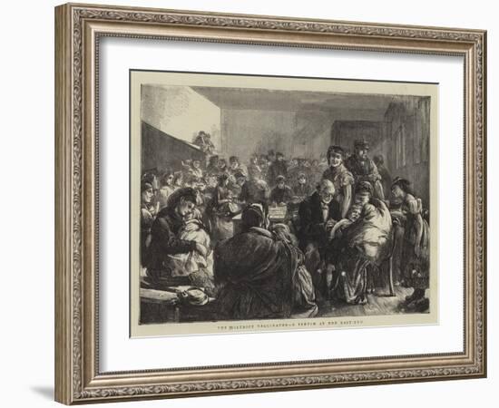 The District Vaccinator, a Sketch at the East-End-Edwin Buckman-Framed Giclee Print