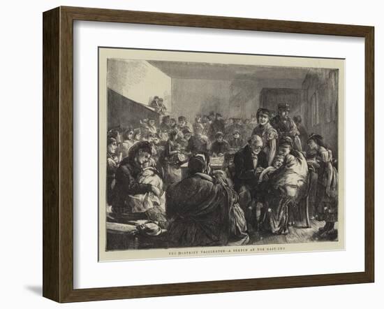 The District Vaccinator, a Sketch at the East-End-Edwin Buckman-Framed Giclee Print