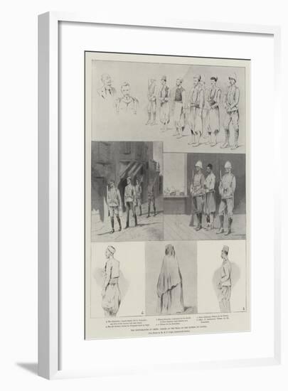 The Disturbances in Crete, Scenes at the Trial of the Rioters at Candia-Charles Auguste Loye-Framed Giclee Print