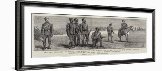 The Disturbances in South Africa-Harry Hamilton Johnston-Framed Giclee Print