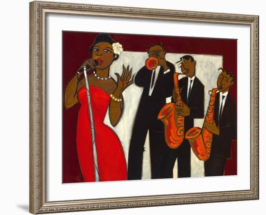 The Divine Miss B and her Sidemen-Marsha Hammel-Framed Giclee Print